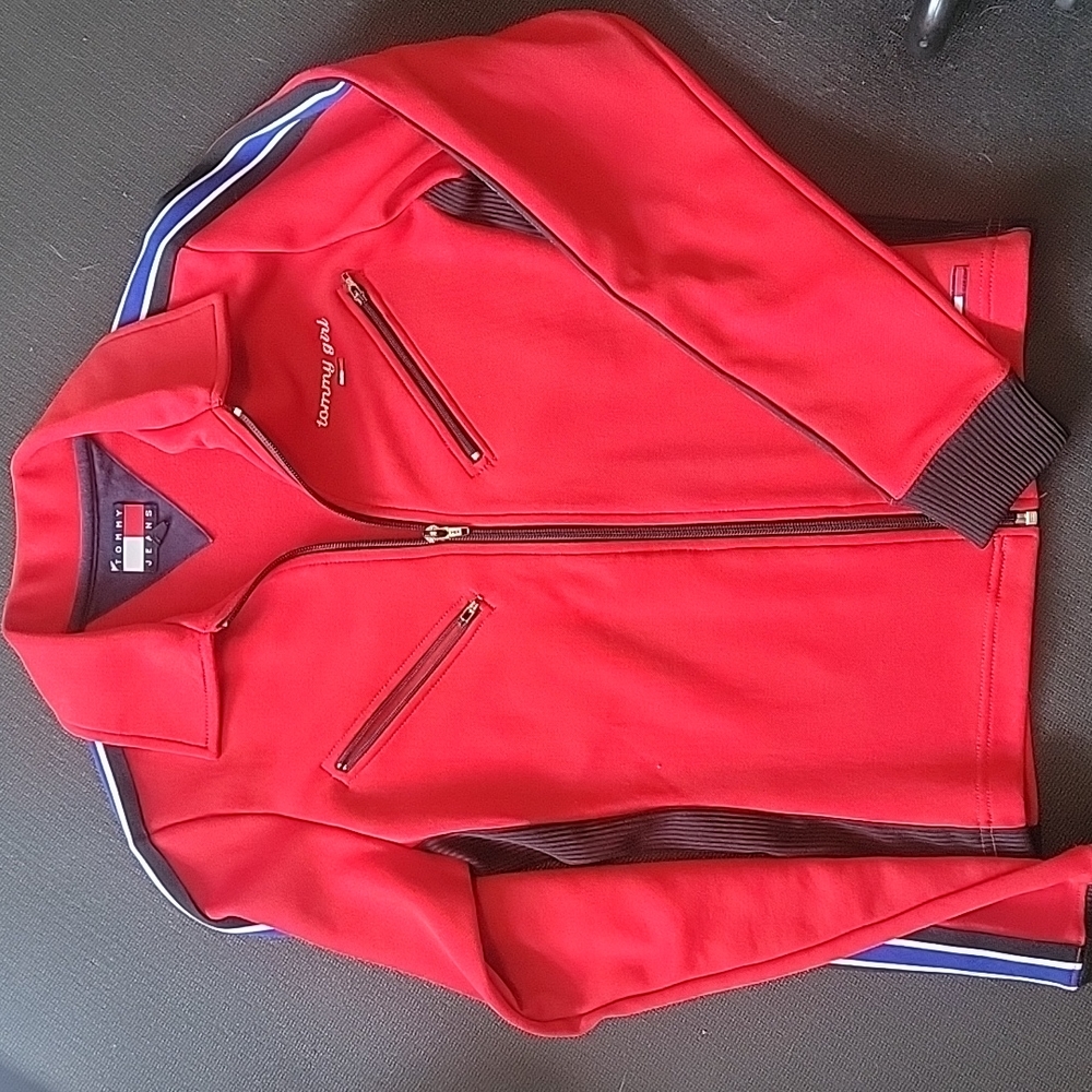 Tommy Girl red zip up